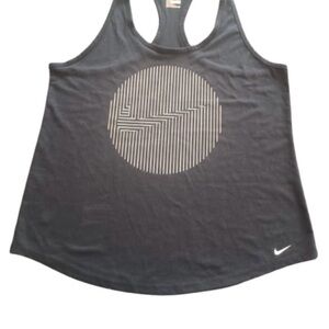 Nike Tank Top Women's XL Dry Fit Black Racerback